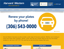 Tablet Screenshot of harvardwestern.com